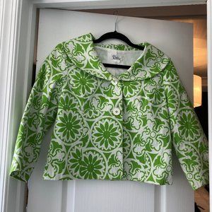Lilly Pulitzer  - Green /White Blazer size 4